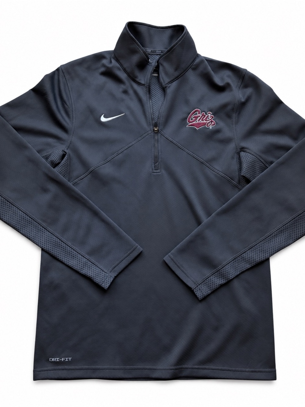 Nike Montana Grizzlies Dri-FIT 1/4 Zip Pullover Women’s Small Black